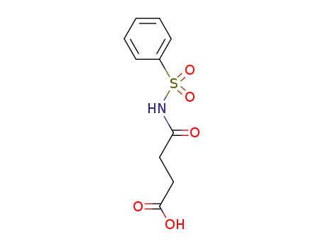 Molecular Structure of 100462-43-9 (SUCCINIC ACID-MONO-N-PHENYLSULFONYLAMIDE)