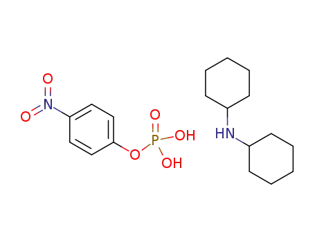 Molecular Structure of 58965-74-5 (Phosphoric acid, mono(4-nitrophenyl) ester, compd. with
N-cyclohexylcyclohexanamine (1:1))