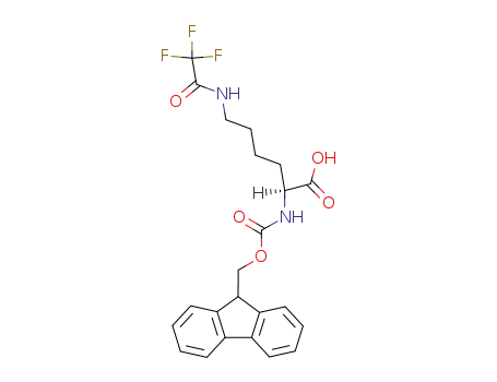 Molecular Structure of 76265-69-5 (Fmoc-N-epsilon-trifluoroacetyl-L-lysine)