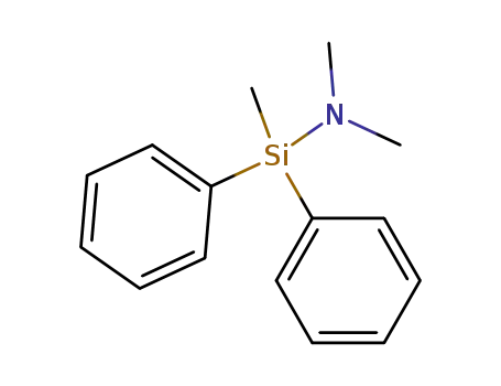 Molecular Structure of 68733-63-1 (DIPHENYLMETHYL(DIMETHYLAMINO)SILANE)