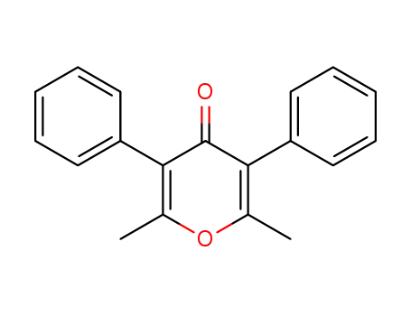 Molecular Structure of 33731-54-3 (2,6-dimethyl-3,5-diphenyl-pyran-4-one)