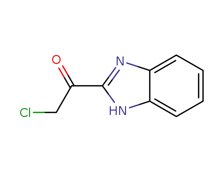 Molecular Structure of 10227-64-2 (Ethanone, 1-(1H-benzimidazol-2-yl)-2-chloro- (9CI))