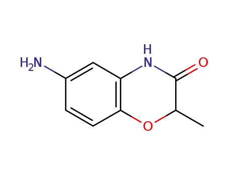 Molecular Structure of 105807-80-5 (6-AMINO-2-METHYL-2H-1,4-BENZOXAZIN-3(4H)-ONE)