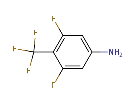 Molecular Structure of 123950-44-7 (4-AMINO-2,6-DIFLUOROBENZOTRIFLUORIDE)