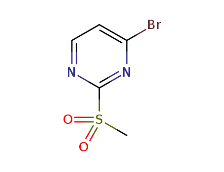 Molecular Structure of 1208538-52-6 (4-Bromo-2-(methylsulfonyl)pyrimidine)