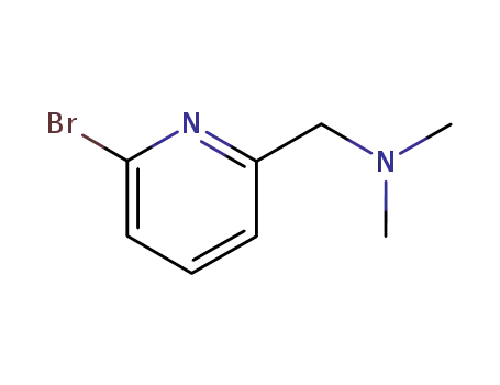 Molecular Structure of 83004-11-9 (2-Pyridinemethanamine,6-bromo-N,N-dimethyl-)