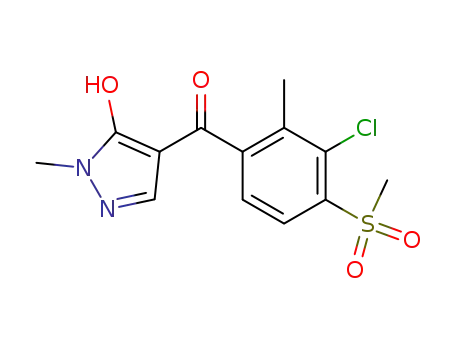 (5-hydroxy-1-methylpyrazol-4-yl)-(3-chloro-2-methyl-4-(methylsulfonyl)phenyl)ketone
