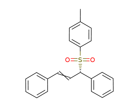 Molecular Structure of 156901-90-5 (Benzene, 1-[[(1S)-1,3-diphenyl-2-propenyl]sulfonyl]-4-methyl-)
