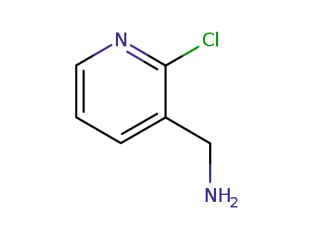 Molecular Structure of 205744-14-5 ((2-Chloropyridin-3-yl)methanamine)