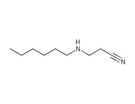 Molecular Structure of 55490-85-2 (3-(HEXYLAMINO)PROPIONITRILE)