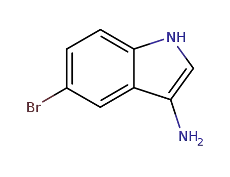 Molecular Structure of 69343-99-3 (5-Bromo-1H-indol-3-amine)
