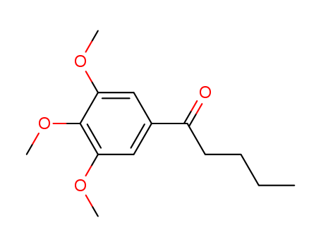 Molecular Structure of 114085-80-2 (1-Pentanone, 1-(3,4,5-trimethoxyphenyl)-)
