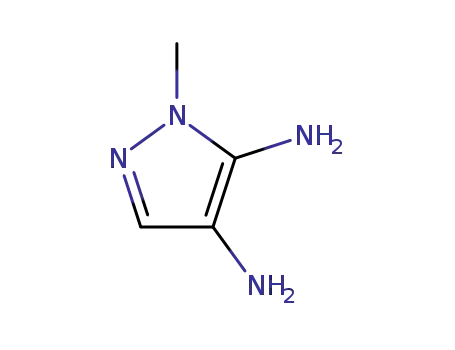 Molecular Structure of 45514-38-3 (1-METHYL-5-AMINO-4-AMINOPYRAZOLE)