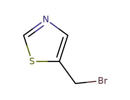 Molecular Structure of 167998-61-0 (5-bromomethylthiazole)