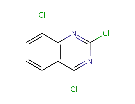 Molecular Structure of 62484-29-1 (2,4,8-trichloroquinazoline)