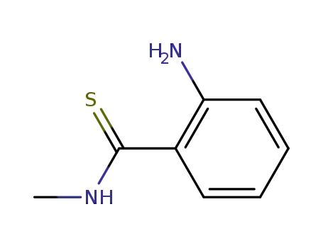 Molecular Structure of 2415-10-3 (Benzenecarbothioamide, 2-amino-N-methyl-)