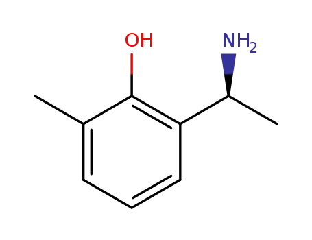 Molecular Structure of 180683-45-8 ((S)-1-(2-Hydroxy-3-methylphenyl)ethylamine)