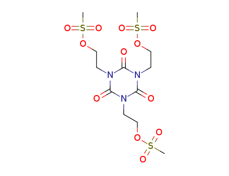 1,3,5-Triazine-2,4,6(1H,3H,5H)-trione,1,3,5-tris[2-[(methylsulfonyl)oxy]ethyl]- cas  4171-10-2