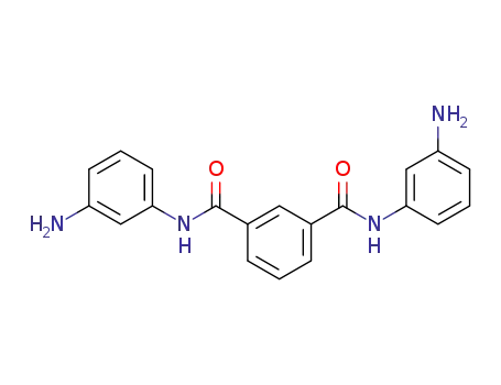 Molecular Structure of 2658-07-3 (1,3-Benzenedicarboxamide, N,N'-bis(3-aminophenyl)-)