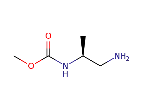 Molecular Structure of 1229025-89-1 ((S)-Methyl 1-aminopropan-2-ylcarbamate)