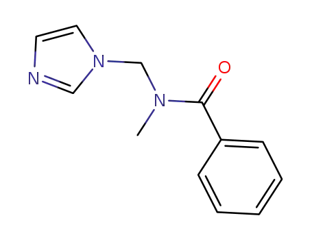 Molecular Structure of 1402844-74-9 (N-((1H-imidazol-1-yl)methyl)-N-methylbenzamide)