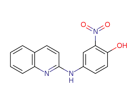 Molecular Structure of 1356928-15-8 (2-(4'-hydroxy-3'-nitroanilino)quinoline)