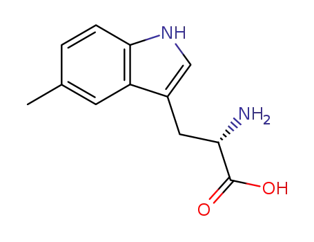 Molecular Structure of 154-06-3 (5-Methyl-L-tryptophan)