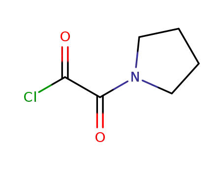 Molecular Structure of 100481-08-1 (1-Pyrrolidineacetyl chloride, alpha-oxo- (9CI))