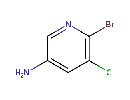 5-Amino-2-bromo-3-chloropyridine cas no. 130284-52-5 98%