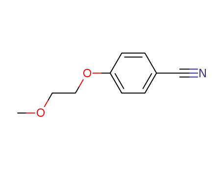 Molecular Structure of 80407-66-5 (4-(2-methoxyethoxy)benzonitrile)