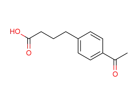 Molecular Structure of 100117-48-4 (Benzenebutanoic acid, 4-acetyl-)