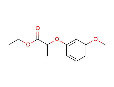 Molecular Structure of 141289-99-8 (Ethyl 2-(3-Methoxyphenoxy)propanoate)