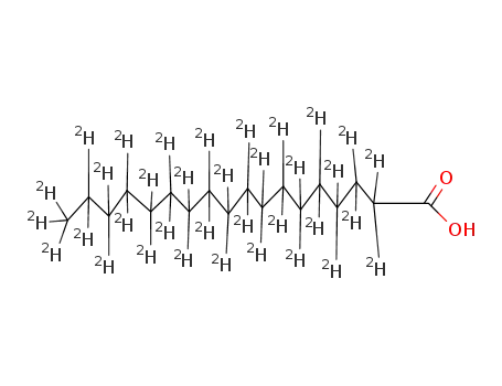Molecular Structure of 211443-83-3 (OCTADECANOIC-17,17,18,18,18-D5 ACID)