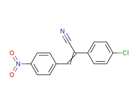 Molecular Structure of 104089-73-8 (p-Nitrobenzylidene-p-chlorophenylacetonitrile)