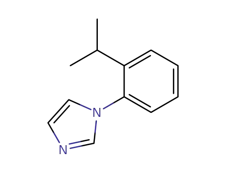 Molecular Structure of 25364-40-3 (1-[2-(1-methylethyl)phenyl]-1H-imidazole)
