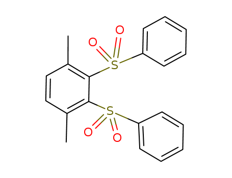Benzene, 1,4-dimethyl-2,3-bis(phenylsulfonyl)-