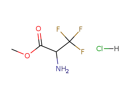 Molecular Structure of 134297-36-2 (3,3,3-Trifluoroalanine methyl ester hydrochloride)