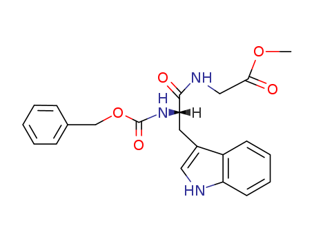 Glycine, N-[N-[(phenylmethoxy)carbonyl]-L-tryptophyl]-, methyl ester