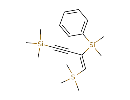 Molecular Structure of 103716-81-0 ((E)-2-dimethylphenylsilyl-1,4-bis(trimethylsilyl)-1-buten-3-yne)