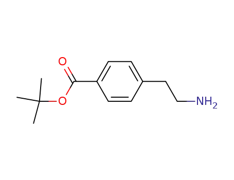 Molecular Structure of 135482-70-1 (4-(2-Aminoethyl)benzoic acid tert-butyl ester)
