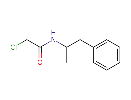 Molecular Structure of 13156-94-0 ((+/-)-chloroacetic acid-(1-methyl-2-phenyl-ethylamide))