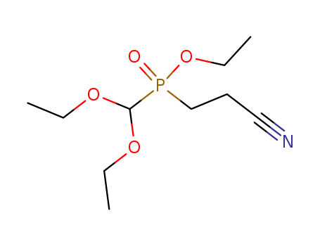 Phosphinic acid, (2-cyanoethyl)(diethoxymethyl)-, ethyl ester