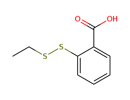 Molecular Structure of 26929-63-5 (2-(ethyldisulfanyl)benzoic acid)