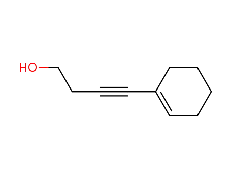 Molecular Structure of 5680-45-5 (3-Butyn-1-ol, 4-(1-cyclohexen-1-yl)-)