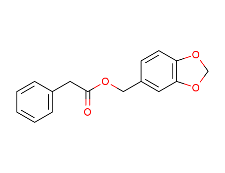 5457-86-3,1,3-benzodioxol-5-ylmethyl phenylacetate,Aceticacid, phenyl-, piperonyl ester (6CI,8CI); NSC 23939