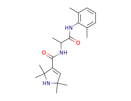 2-(2,2,5,5-tetramethyl-2,5-dihydro-3-pyrroline-3-carbonylamino)-N-(2,6-dimethylphenyl)-propionamide