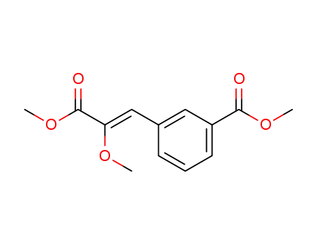 Molecular Structure of 113337-49-8 (Benzoic acid, 3-(2,3-dimethoxy-3-oxo-1-propenyl)-, methyl ester, (Z)-)