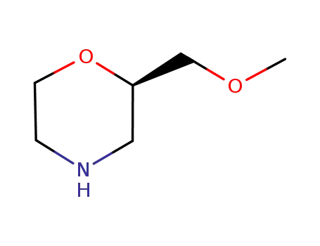 Molecular Structure of 157791-21-4 ((2R)-2-(Methoxymethyl)morpholine)