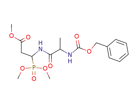 methyl-3,3-dimethylphosphono-3-<(N-benzyloxycarbonyl-D,L-alanyl)-amino>-propanoate