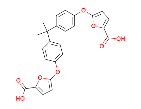 2,2-bis<4-<(2-carboxy-5-furyl)oxy>phenyl>propane
